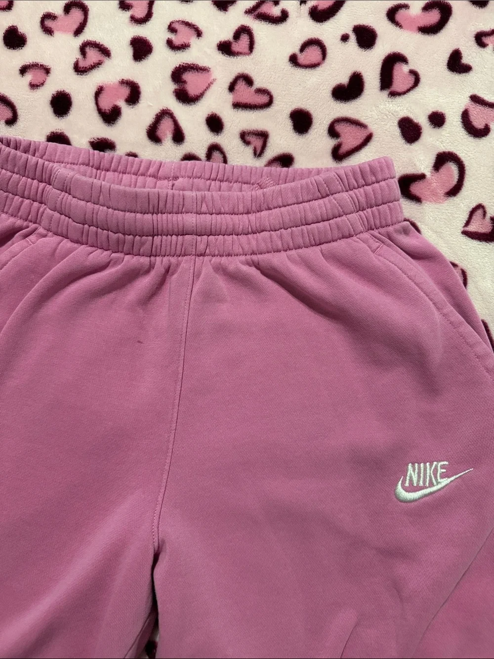 Nike Pink Girls' Fleece Joggers